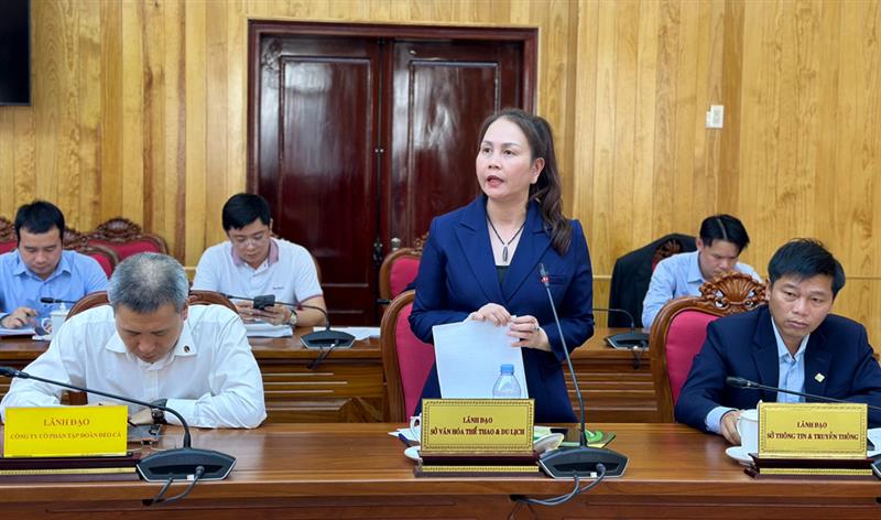 Phó Giám đốc Sở Văn hóa Thể thao và Du lịch thông tin về Tuần lễ Vàng Du lịch Lâm Đồng.