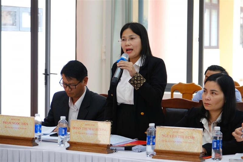 Đại biểu tham gia phát biểu, đóng góp ý kiến