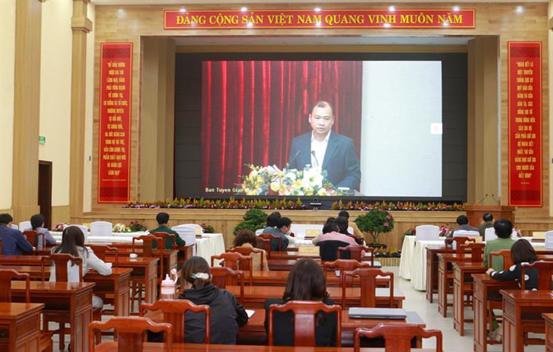 Hội nghị tại điểm cầu Lâm Đồng