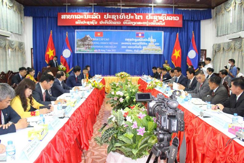 Lãnh đạo hai tỉnh Lâm Đồng - Bôlykhămxay hội đàm, thúc đẩy hợp tác đầu tư giai đoạn 2022 - 2025