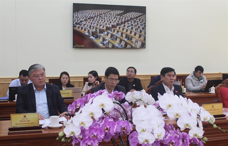 Các đại biểu tham dự tại điểm cầu Lâm Đồng