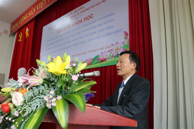Đ/c Khuất Minh Phương, nguyên Ủy viên Ban Thường vụ Tỉnh ủy, nguyên Trưởng Ban Tuyên giáo Tỉnh ủy