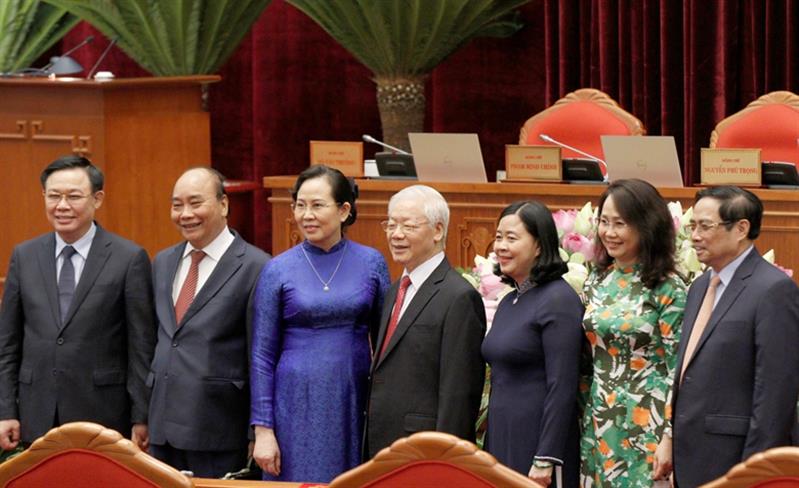 Tổng Bí thư Nguyễn Phú Trọng và các đại biểu tại Hội nghị.